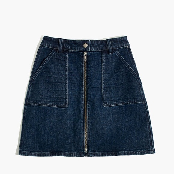 Madewell denim utility zip skirt - Picture 2 of 7